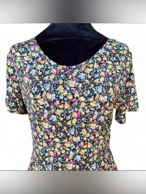 Retro Cottagecore Garden Tea Party Dress